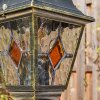Naofe Illuminazione viale Marrone, Oro, 1-Luce, Sensori di movimento