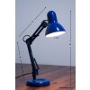 Globo Famous Lampada da scrivania Blu, 1-Luce