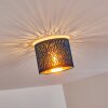Liared Plafoniera Nichel opaco, 1-Luce