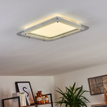 Ipres Plafoniera LED Bianco, 1-Luce