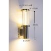 Popoyan Applique da esterno LED Acciaio inox, 2-Luci