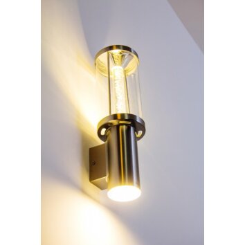 Popoyan Applique da esterno LED Acciaio inox, 2-Luci