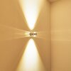 Rio Applique LED Argento, 2-Luci