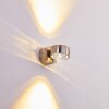 Rio Applique LED Argento, 2-Luci