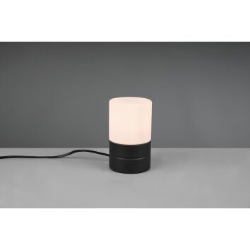 Trio-Leuchten Ary Lampada da tavolo Nero, 1-Luce