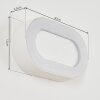 Paleroo Applique da esterno LED Bianco, 1-Luce
