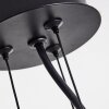 Tembotalo Lampadario a sospensione Nero, 1-Luce