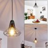 Ghent Lampadario a sospensione Nero, 1-Luce