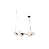 Luce Design PLUTO Lampada a Sospensione Nero, 6-Luci