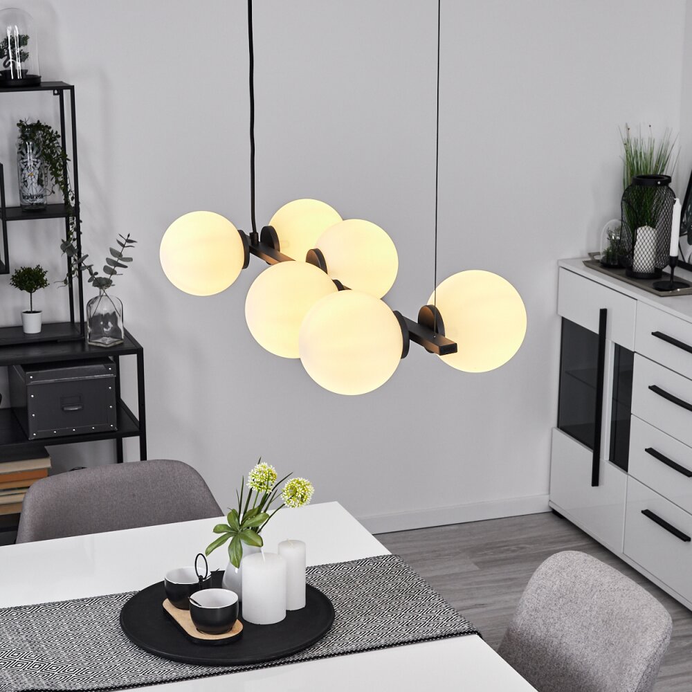 Rascoupet Lampada a Sospensione Nero, 6-Luci main product photo