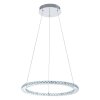 Eglo VARRAZO Lampada a sospensione LED Cromo, Cristallo ottico, 1-Luce
