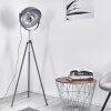 Bagdad Lampada da terra Blu, Cromo, Grigio, 1-Luce