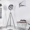 Bagdad Lampada da terra Blu, Cromo, Grigio, 1-Luce