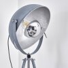 Bagdad Lampada da terra Blu, Cromo, Grigio, 1-Luce