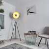Bagdad Lampada da terra Blu, Cromo, Grigio, 1-Luce