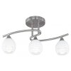 Trio 6056 Plafoniera Cromo, Nichel opaco, 3-Luci