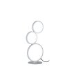 Trio-Leuchten Rondo Lampada da tavolo LED Argento, 1-Luce