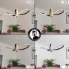Ignal Lampadario a sospensione LED Nero, 1-Luce