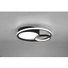 Reality Vuelta Plafoniera LED Nero, 1-Luce