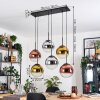 Gastor Lampadario a sospensione, Lampada a sfera, Lampada a sospensione Cromo, Oro, Chiaro, Ramato, Grigio fumo, 6-Luci