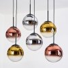 Gastor Lampadario a sospensione, Lampada a sfera, Lampada a sospensione Cromo, Oro, Chiaro, Ramato, Grigio fumo, 6-Luci