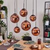 Gastor Lampadario a sospensione, Lampada a sfera, Lampada a sospensione Ramato, 6-Luci