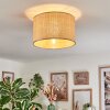Sabadim Plafoniera beige, Écru, 1-Luce