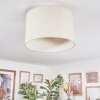 Bassagoda Plafoniera beige, Bianco, 1-Luce
