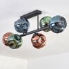 Ripoll Plafoniera, Lampada a sfera Blu, Verde, Ramato, 6-Luci