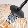 Koyoto Plafoniera, Lampada a sfera 73 cm Ambrato, Chiaro, Grigio fumo, 6-Luci