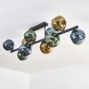Ripoll Plafoniera, Lampada a sfera Blu, Oro, Verde, 10-Luci