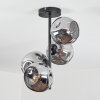 Ripoll Plafoniera, Lampada a sfera Grigio fumo, 4-Luci