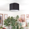 Soungou Plafoniera Nero, Bianco, 1-Luce