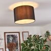 Soungou Plafoniera Nero, Bianco, 1-Luce