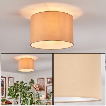 Soungou Plafoniera beige, 1-Luce