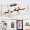 Koyoto Plafoniera, Lampada a sfera Ambrato, Chiaro, 8-Luci