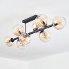 Koyoto Plafoniera, Lampada a sfera Ambrato, Chiaro, 8-Luci