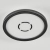 Simonstorp Plafoniera, Panel LED Nero, Bianco, 1-Luce