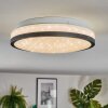 Onara Plafoniera, Panel LED Nero, Bianco, 1-Luce