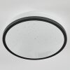 Onara Plafoniera, Panel LED Nero, Bianco, 1-Luce