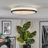 Onara Plafoniera, Panel LED Nero, Bianco, 1-Luce