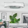 Elmar Plafoniera, Panel LED Bianco, 1-Luce