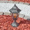 Lignac Lampada con piedistallo, Illuminazione viale Nero, Argento, 1-Luce