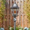 Lignac Illuminazione viale Nero, Argento, 1-Luce, Sensori di movimento