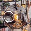 Ripoll Lampadario a sospensione, Lampada a sfera, Lampada a sospensione Ambrato, Chiaro, Grigio fumo, 6-Luci