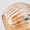 Ripoll Plafoniera, Lampada a sfera Ambrato, Grigio fumo, 10-Luci