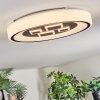 Jalon Plafoniera, Panel LED Bianco, 1-Luce, Telecomando