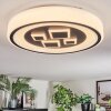 Jalon Plafoniera, Panel LED Bianco, 1-Luce, Telecomando