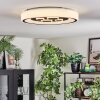 Jalon Plafoniera, Panel LED Bianco, 1-Luce, Telecomando