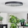 Elmar Plafoniera, Panel LED Nero, 1-Luce